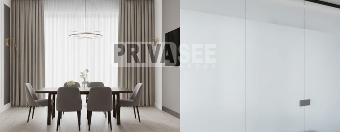 Non-adhesive and self-adhesive smart film for privacy glass