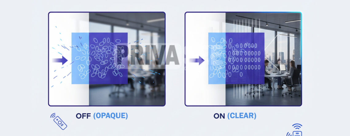 Smart film installation services in London for glass partitions
