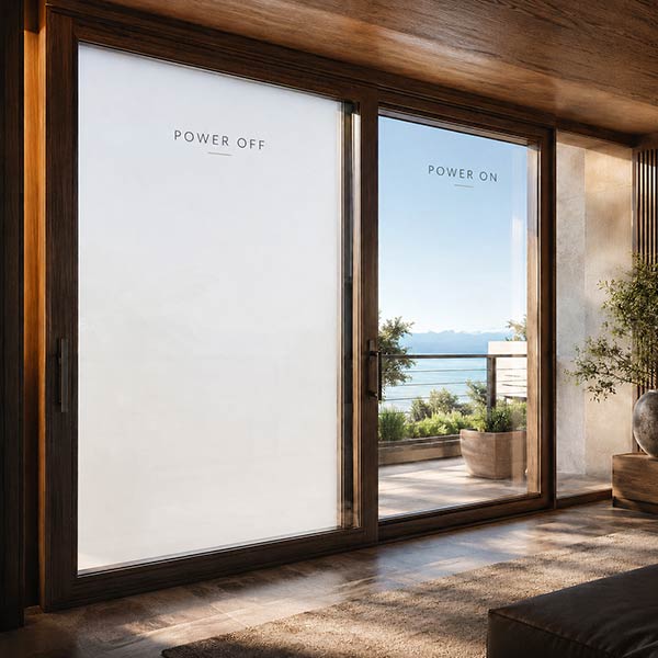Self-Adhesive Smart Film installed on existing glass