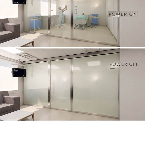 Non-Adhesive Smart Film used inside laminated PDLC glass
