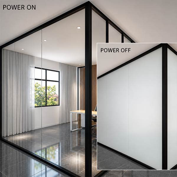 Switchable Smart Glass privacy partition